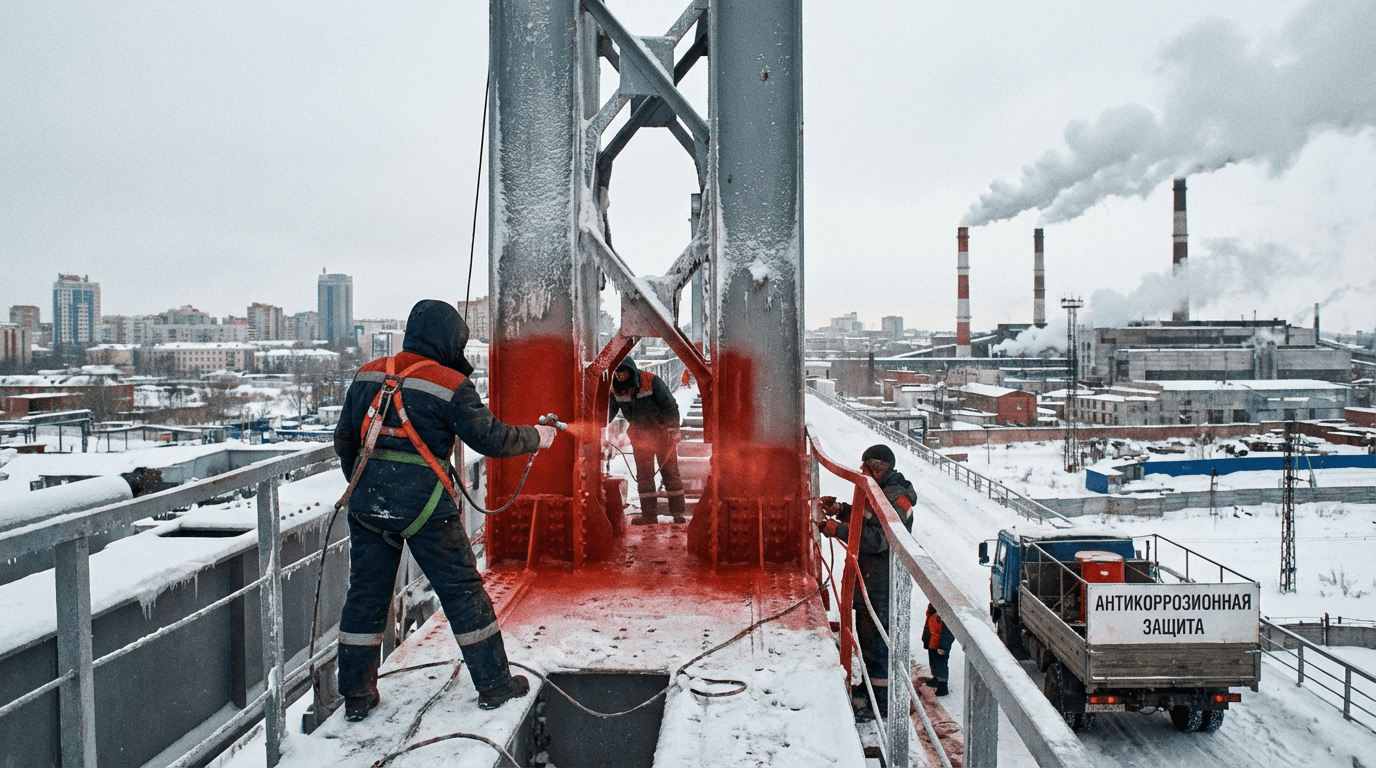 Антикоррозийная защита металлоконструкций в Екатеринбурге